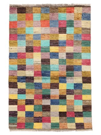 Tapis Moroccan Berber - Afghanistan 92X139 Marron/Noir (Laine, Afghanistan)
