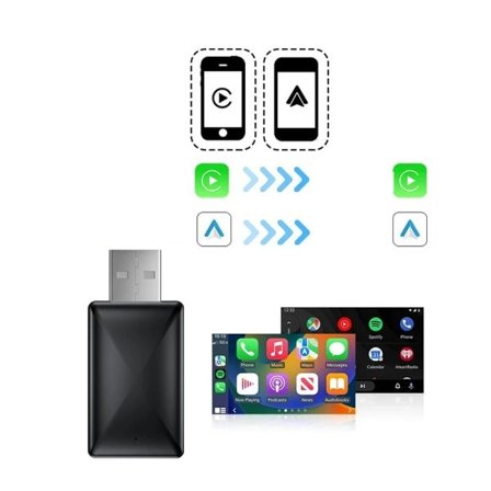 Carplay Ai Box Android Auto Wireless Adapter Smart Ai Box Car OEM Wired To Wireless USB Dongle