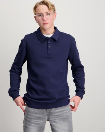 LMTD NLNNIZU LS BRU POLO SWEAT Blå Genser Unisex - Kids Brand Store