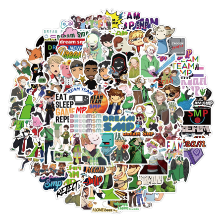 Dream Smp-stickers Pvc 100-pack Flerfärgad