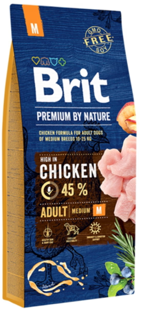 Brit Premium by Nature Adult Medium 15 kg - Brit Premium by Nature