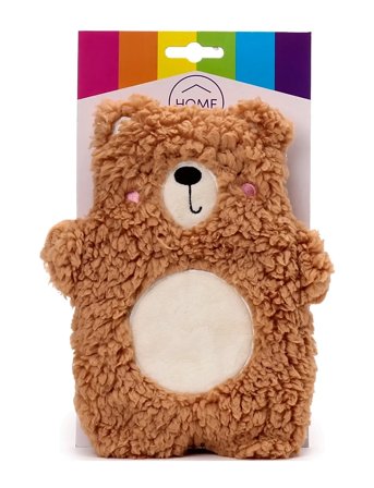 Puckator Teddy Bear Microwavable Plush Lavender Heat Pack - Brown - ONE SIZE
