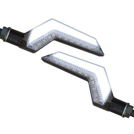 Högeffektiva blinkers 2st 12V motorcykel blinkers indikatorlampa 12V motorcykel gul bärnstensfärgad lampa