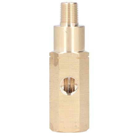 1/8in Olietryksmåler Adapter Messing T-stykke Sensorsender Universal til bilmodificering