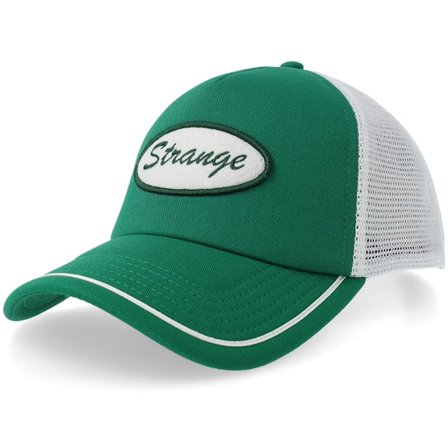 Wrangler - Stranger Things Green/White A-Frame Trucker Trucker Green Cap - @ Hatstore