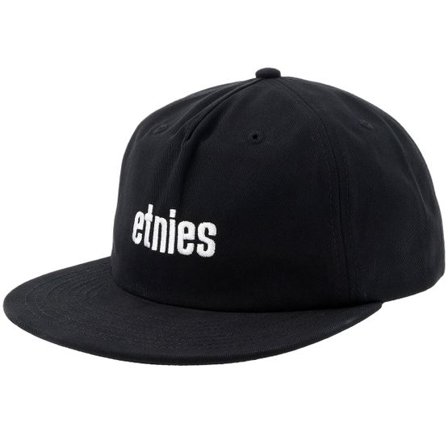Etnies - Svart snapback Keps - Icon Cap Black Snapback @ Hatstore