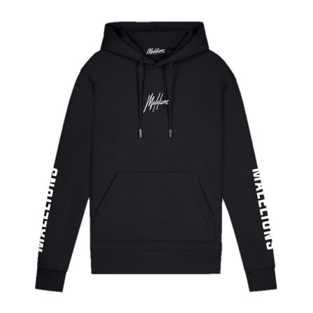 Malelions, Lective Hoodie Senior Dark Navy Blauw, Heren, Maat:L