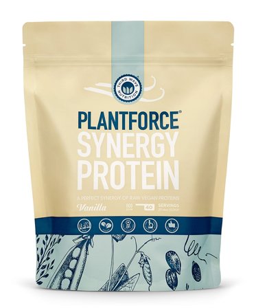 Plantforce Synergy Protein Vegansk Vanilla 800 g, Sport & Velvære, Protein & Energi, Proteinpulver