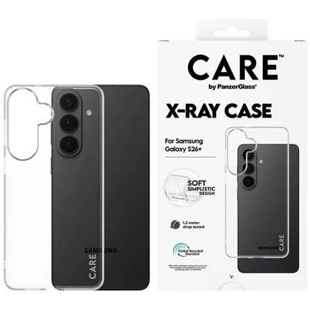 CARE by PanzerGlass X-Ray-etui for Samsung Galaxy S26+ - gjennomsiktig