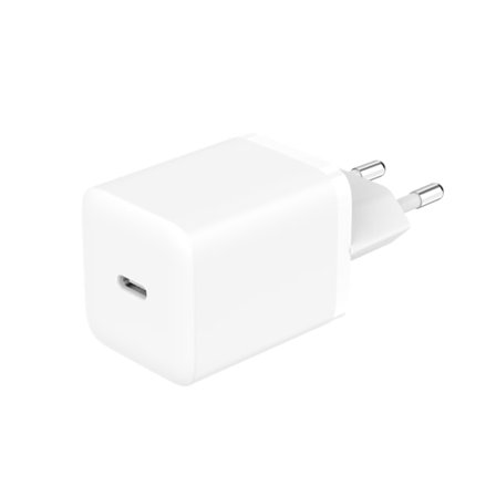 GEAR laturi 220V 1xUSB-C PD/PPS 45W GaN valkoinen