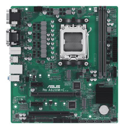 ASUS Pro A620M-C-CSM - hovedkort - mikro ATX - Socket AM5 - AMD B650