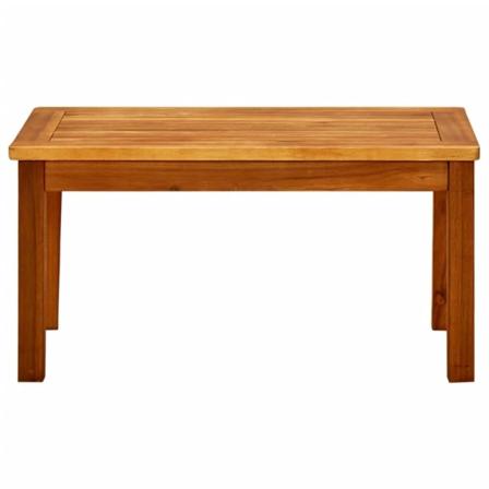 Vidaxl Trädgårdsbord 70x40x36 Cm Massivt Akaciaträ Brun
