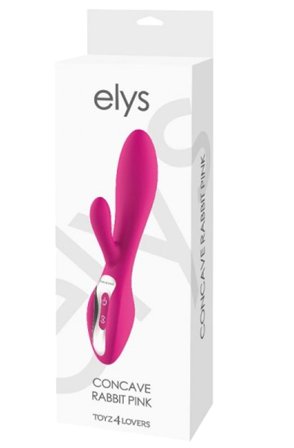 Kjøp TOYZ4LOVERS Elys Concave Rabbit Pink - Rabbitvibrator | God pris