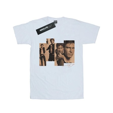 Star Wars Dam/Damer Han Solo Photoshoot Bomull Boyfriend T-shirt