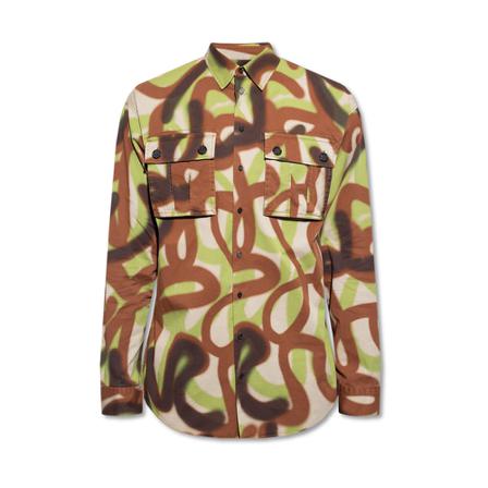 Dsquared2 - Skjortor - Brun - Herr - Storlek: Xl, Herr, Storlek: XL