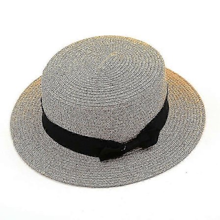 Stråhatt til dame, solskjerm med bred brem, strandhatter