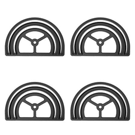 Hattbrätte Böjare (4-pack) - Perfekt hattböjningsband, ingen ångning krävs - Bekväm hattformsdesign med dubbla alternativ Hatt Skärm Böjare Sl[D]