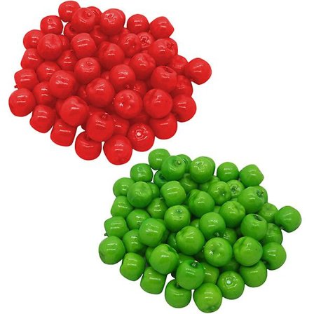 50 stk Kunstige Frugt Små Æbler Rekvisit DIY Kunstig Mini Æble Æbler Rekvisit Falske Æbler Skum Frugt Håndværk