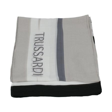 Trussardi, Silky Scarves Grijs, unisex, Maat:ONE Size