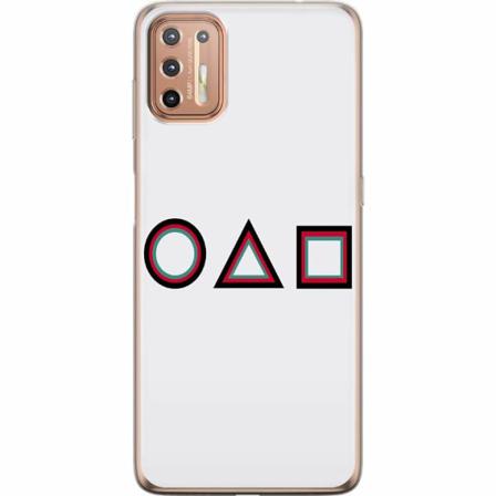 Motorola Moto G9 Plus Genomskinligt Skal Squid Game