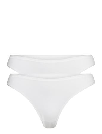 Thong Stringtrosa Underkläder Vit Schiesser