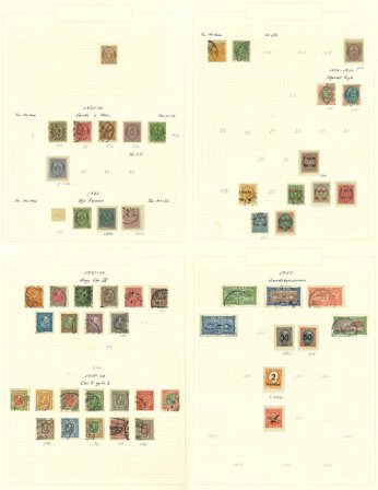 Island 1875-1939 - Samling på løse albumblade