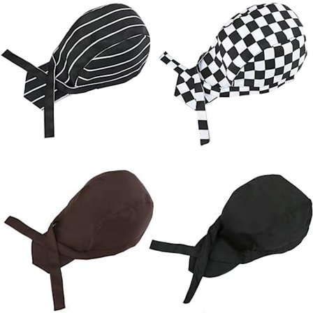 4-pack cap, komfort andas kock döskalle hattar för män