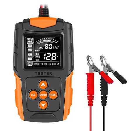 Bilbatteritestare 12v 24v Automotive Digital Auto Battery Analyzer Exakt batteridiagnostik också