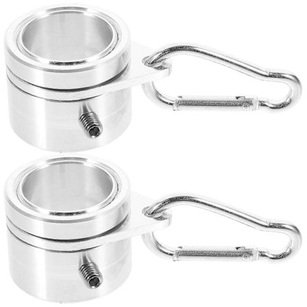 2 kpl Lipputangon Lipputangon Pidätinrengas Lipun Kiinnitysrengas Klipsi Pyörivät Lipun Kiinnikkeet Lipputangon Renkaat 1 Tuuman Metallinen 