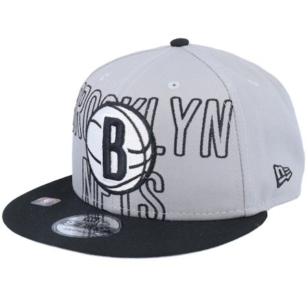 New Era - NBA Gris snapback Casquette - Brooklyn Nets 2023 NBA Draft 9FIFTY Grey/Black Snapback @ Hatstore
