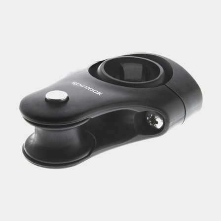 Cursore per cima Spinlock Adjustable Stanchion Furling Line Lead, per cima fino a Ø12 mm, per fissaggio su draglia Ø25 mm