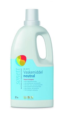 Sonett Vaskemiddel Flydende Neutral 2 L, Tøj & Bolig, Husholdning, Rengøring