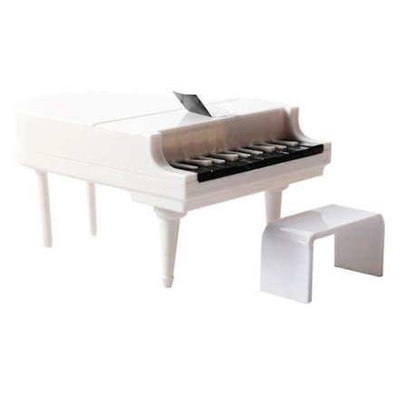 Nukenkodin Pienoispiano Sisustukseen 1 Setti Mini Muovinen Pianomalli [YJD]