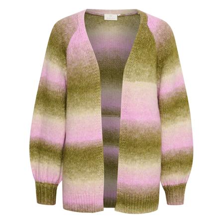 Kaffe KAbella Knit Cardigan Grøn, Dame Cardigans, Størrelse: S