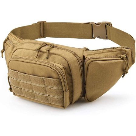 Fanny Pack Tactical Zipper Military Tactical Midjeväska Bärbar - on stock