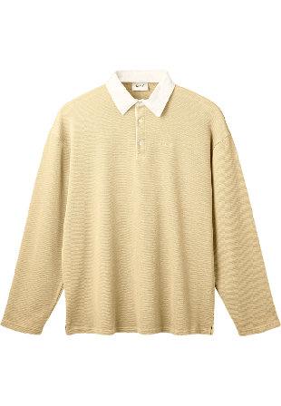 Forét MATCH RUGBY STRUCTURED SWEATSHIRT Tröjor Herr Gul L