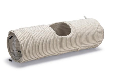 Designed by Lotte Tunnel til Katt i Ribbestoff, Grå - 75cm