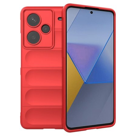 Mjukt greppformat Xiaomi Redmi Note 13 Pro skal - Röd