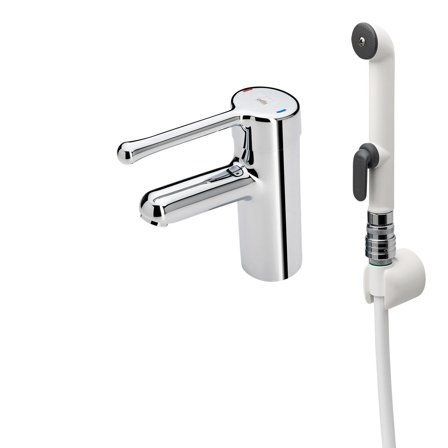 Oras Medipro Pesualtaan sekoitin care, käsisuihkulla, Kylpyhuone