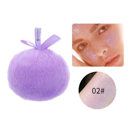 Plysch Makeup Ball Makeup Powder Puff LILA