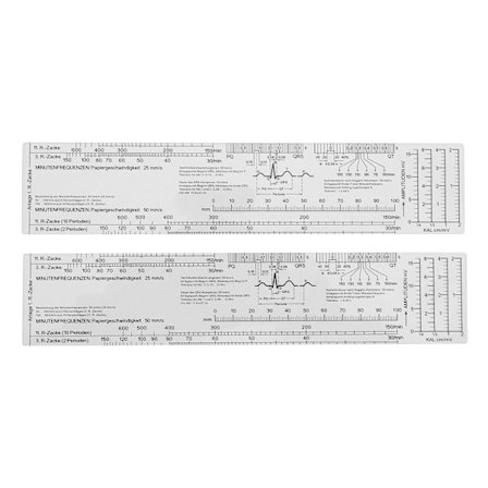 Essential EKG -viivain taskukortti englanniksi