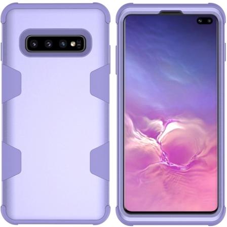 Samsung S10 Plus - Elegantti ja suojaava kuori "Rugged Robot"" Lila"