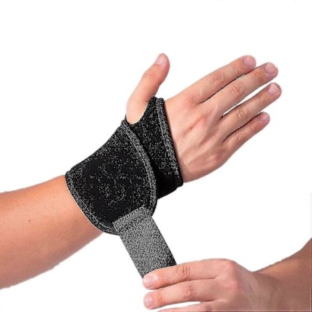 2-pak Justerbar Sport Håndledsbeskytter, Håndledsstøtte, Håndledsbind, Håndledsrem, Håndstøtte, Karpaltunnelsyndrom Beskytter til Fitness, Gigt & 