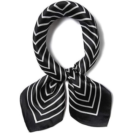 100% Mulberry Silke Firkantet Tørklæde til Hår - 65 x 65 cm Kvinder Mænd Naturlig Silke Halstørklæde Digitalt Trykt Hovedtørklæde