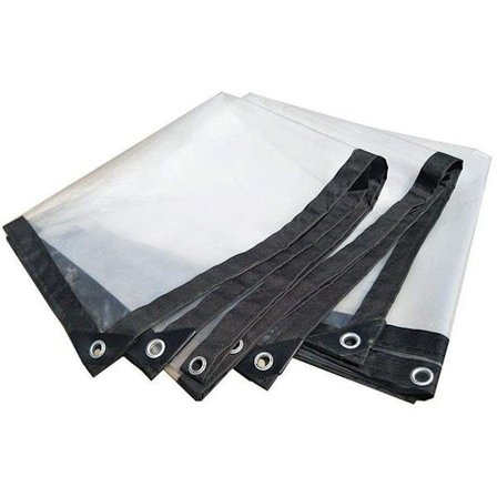 BeGrit 2M x 3M Vedenpitävä Läpinäkyvä Pressu Silmukoilla, Säänkestävä