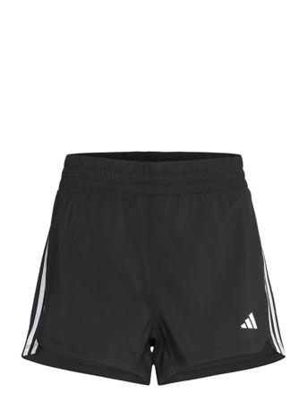 Pacer Training 3 Stripes Woven Mid Rise Short Black Adidas Performance