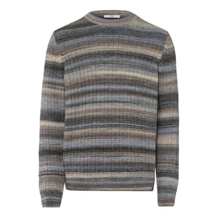 Brax, Round-neck Knitwear Grijs, Heren, Maat:XL