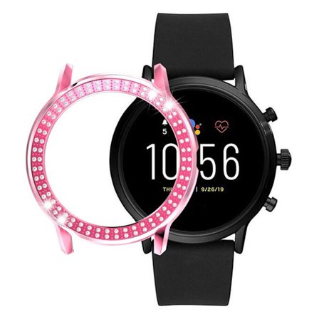 Fossil Gen 5 Carlyle HR rhombus dekorram - Rosa