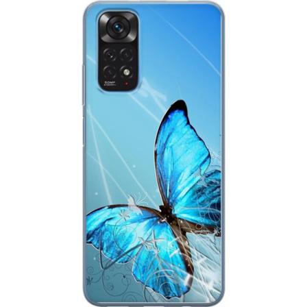 Xiaomi Redmi Note 11 Cover / Mobilcover - Sommerfugl
