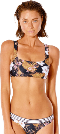 Rip Curl Women's Playabella Mirage Top Women swimming suits Black XS